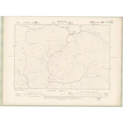 1907 Map of Ayrshire Sheet LIII.NE, 1910 Print