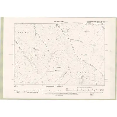 1893 Map of Ayrshire Sheet LIV.NW, 1896 Print