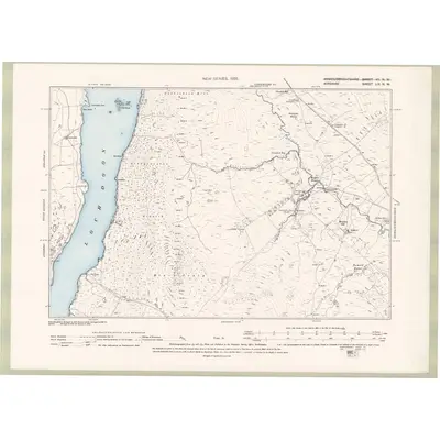 1894 Map of Ayrshire Sheet LIX.NW, 1896 Print