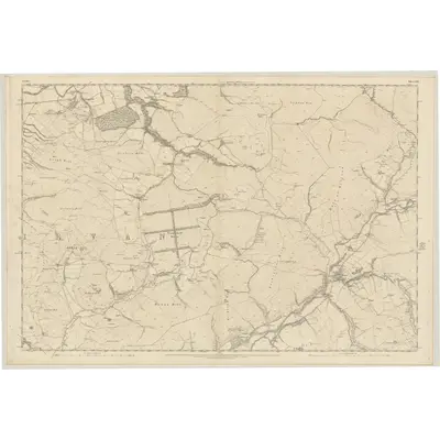 1856 Map of Ayrshire, Sheet LVI, 1858 Print