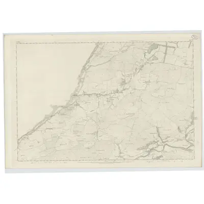 1855 Map of Ayrshire, Sheet LXI, 1858 Print