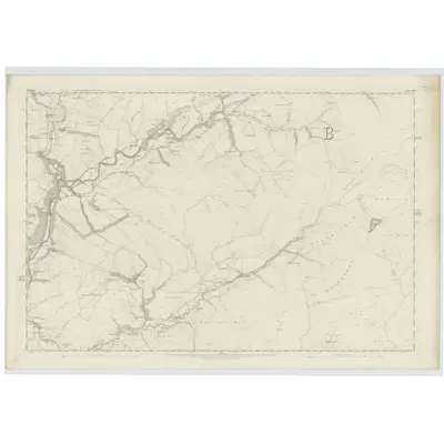 1856 Map of Ayrshire, Sheet LXII, 1858 Print