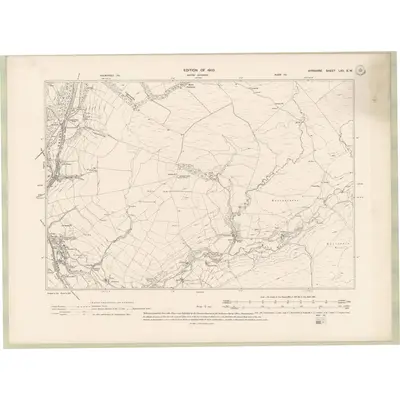1894 Map of Ayrshire Sheet LXII.SW, 1897 Print