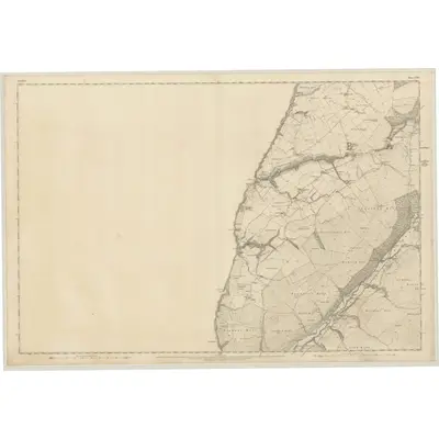 1855 Map of Ayrshire, Sheet LXIX, 1857 Print