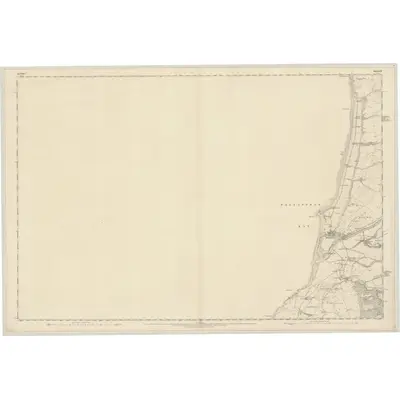 1855 Map of Ayrshire, Sheet LXV, 1857 Print