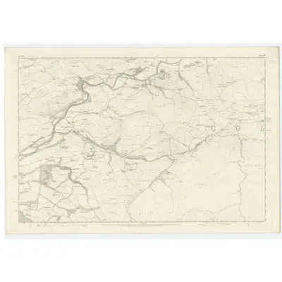 1856 Map of Ayrshire, Sheet LXVI, 1858 Print