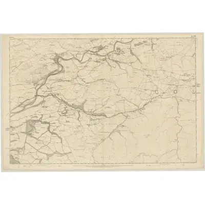 1856 Map of Ayrshire, Sheet LXVI, 1858 Print
