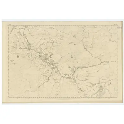 1856 Map of Ayrshire, Sheet LXVII, 1857 Print