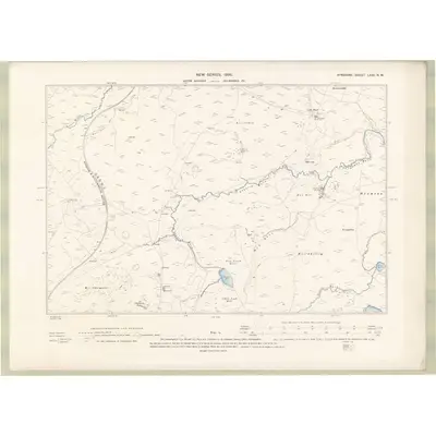 1894 Map of Ayrshire Sheet LXXI.NW, 1896 Print