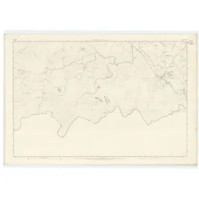 1855 Map of Ayrshire, Sheet LXXI, 1857 Print