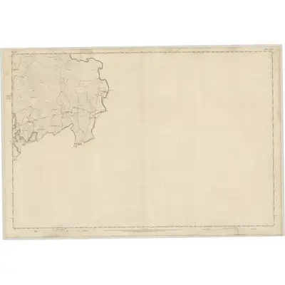 1855 Map of Ayrshire, Sheet LXXII, 1857 Print