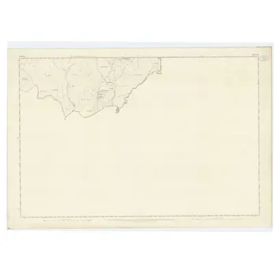 1856 Map of Ayrshire, Sheet LXXIV, 1857 Print