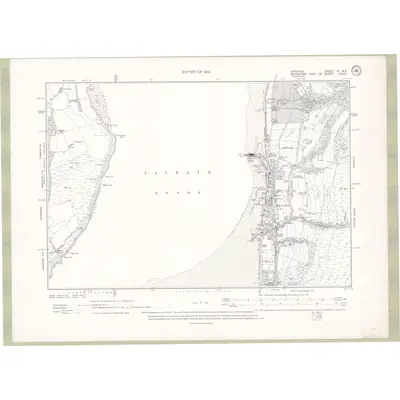 1908 Map of Ayrshire Sheet VI.NE, 1912 Print