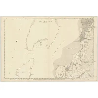 1855 Map of Ayrshire, Sheet VI, 1857 Print