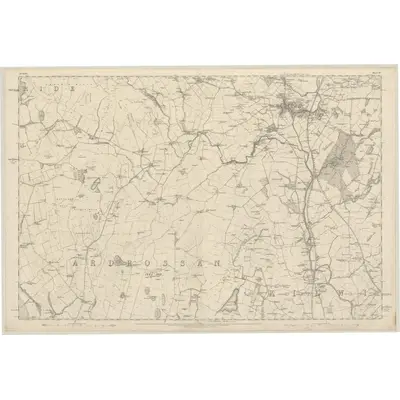 1856 Map of Ayrshire, Sheet XI, 1858 Print