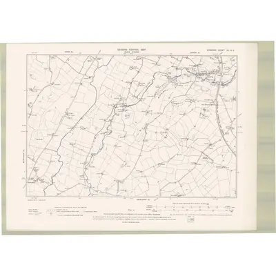 1895 Map of Ayrshire Sheet XII.NE, 1897 Print