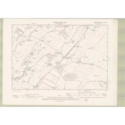 1895 Map of Ayrshire Sheet XII.NW, 1897 Print