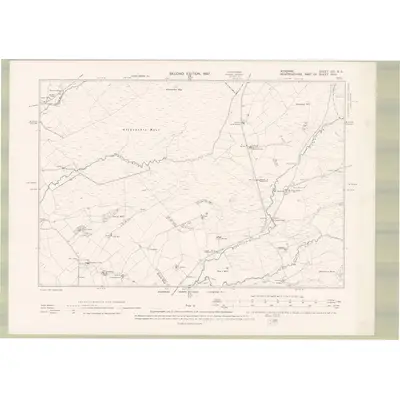 1895 Map of Ayrshire Sheet XIII.NE, 1897 Print