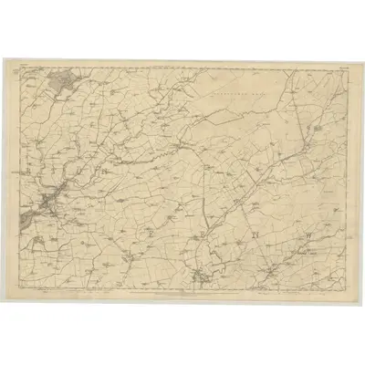 1856 Map of Ayrshire, Sheet XIII, 1858 Print