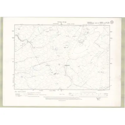 1908 Map of Ayrshire Sheet XIV.NW, 1912 Print