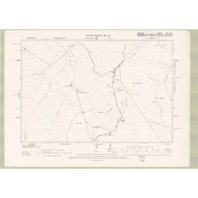 1895 Map of Ayrshire Sheet XIV.SE, 1897 Print
