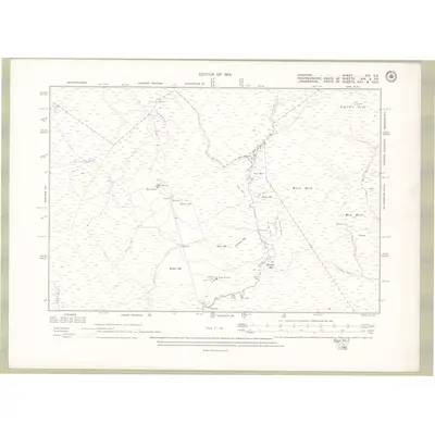 1908 Map of Ayrshire Sheet XIV.SE, 1912 Print