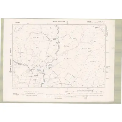 1895 Map of Ayrshire Sheet XIX.NE, 1897 Print