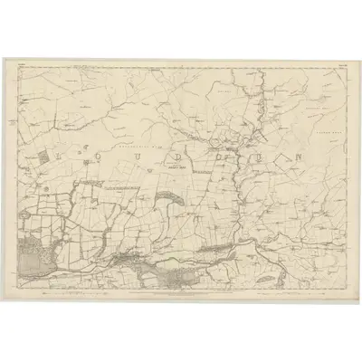 1857 Map of Ayrshire, Sheet XIX, 1860 Print