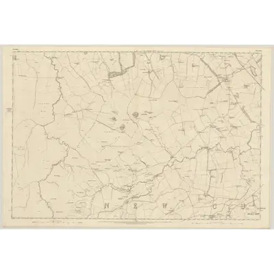 1857 Map of Ayrshire, Sheet XLI, 1860 Print