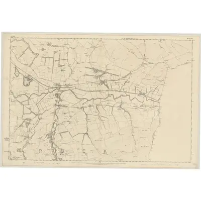 1857 Map of Ayrshire, Sheet XLII, 1860 Print