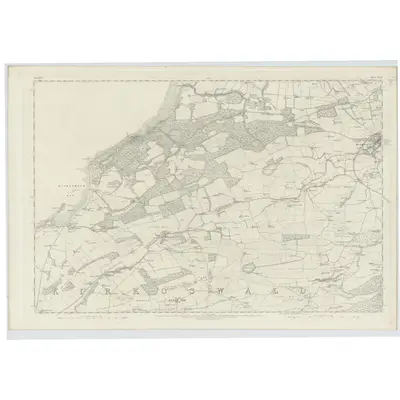 1857 Map of Ayrshire, Sheet XLIV, 1859 Print