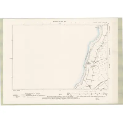 1894 Map of Ayrshire Sheet XLIX.SE, 1897 Print