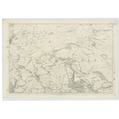 1856 Map of Ayrshire, Sheet XLV, 1859 Print