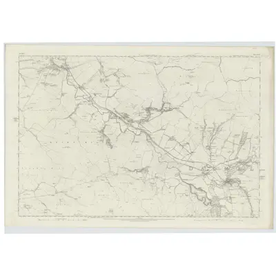 1857 Map of Ayrshire, Sheet XLVI, 1860 Print
