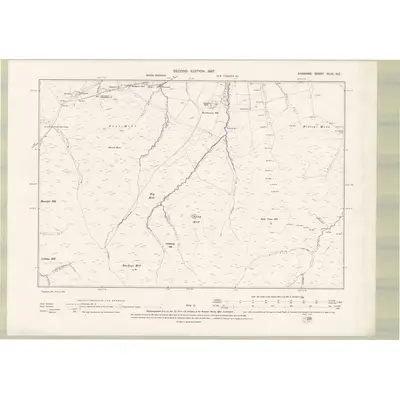 1894 Map of Ayrshire Sheet XLVII.NE, 1897 Print