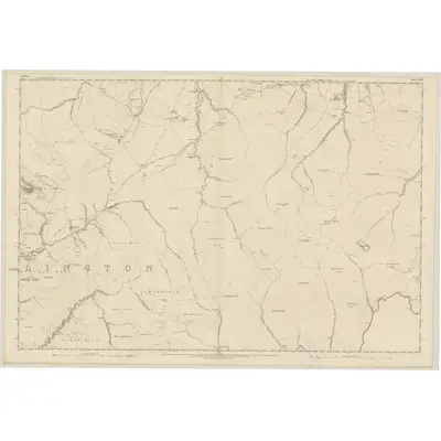 1857 Map of Ayrshire, Sheet XLVII, 1860 Print