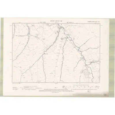 1894 Map of Ayrshire Sheet XLVIII.NW, 1897 Print
