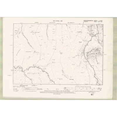 1894 Map of Ayrshire Sheet XLVIII.SW, 1896 Print