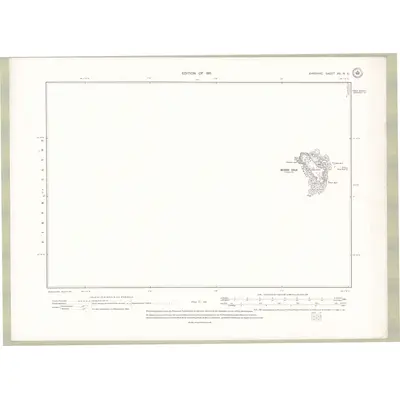 1909 Map of Ayrshire Sheet XV.NE, 1911 Print