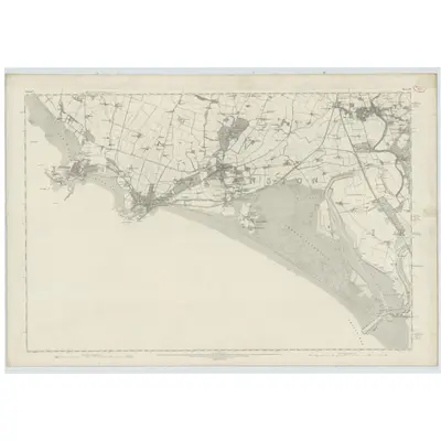 1856 Map of Ayrshire, Sheet XVI, 1860 Print