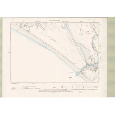 1895 Map of Ayrshire Sheet XVI.SE, 1897 Print