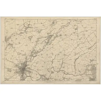 1856 Map of Ayrshire, Sheet XVIII, 1860 Print