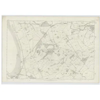 1857 Map of Ayrshire, Sheet XXII, 1860 Print