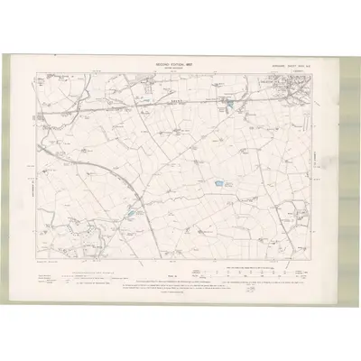 1895 Map of Ayrshire Sheet XXIII.NE, 1897 Print
