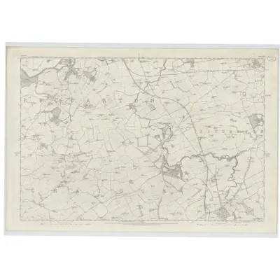 1857 Map of Ayrshire, Sheet XXIII, 1860 Print