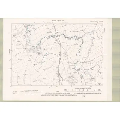 1895 Map of Ayrshire Sheet XXIII.SE, 1897 Print