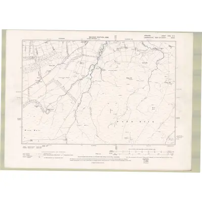 1895 Map of Ayrshire Sheet XXIV.NE, 1897 Print