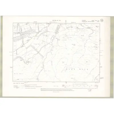 1908 Map of Ayrshire Sheet XXIV.NE, 1911 Print
