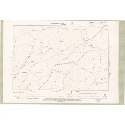1894 Map of Ayrshire Sheet XXIV.SE, 1898 Print