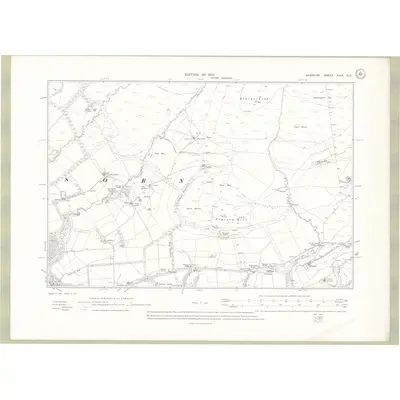 1908 Map of Ayrshire Sheet XXIX.NE, 1910 Print